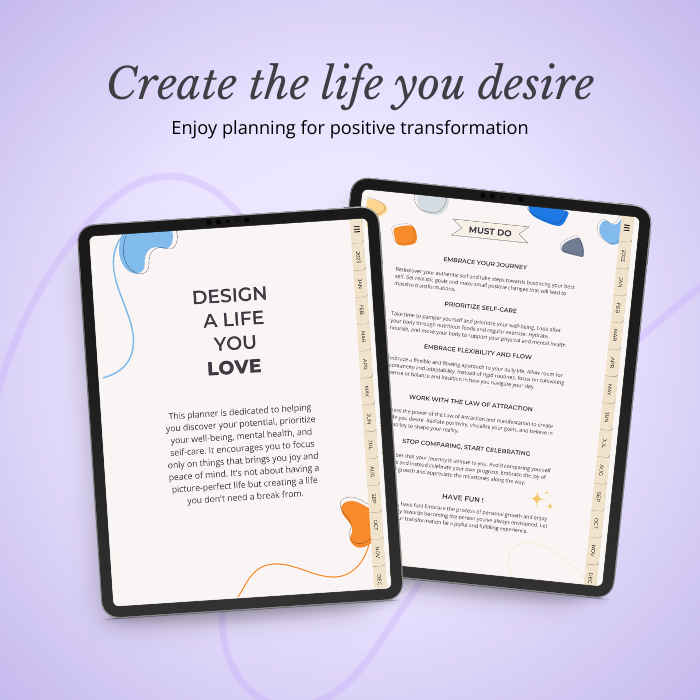 Manifest Your Vision Planner