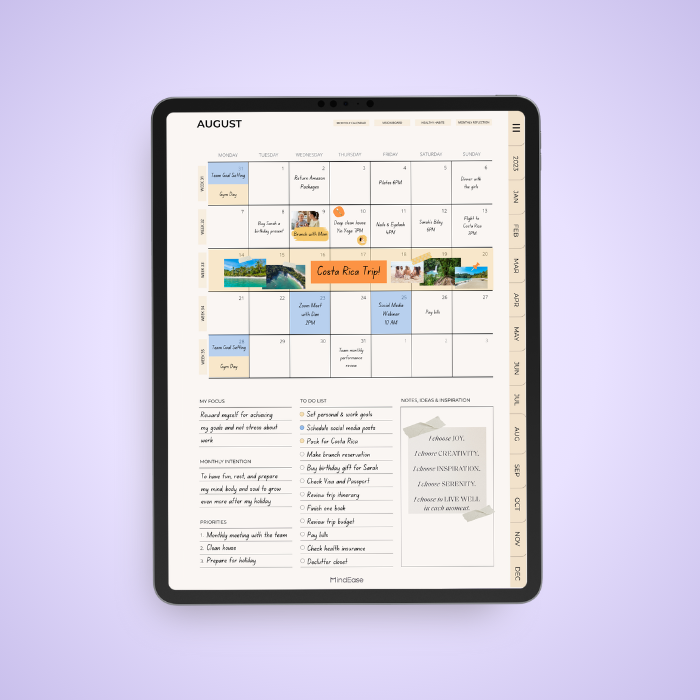 Manifest Your Vision Planner