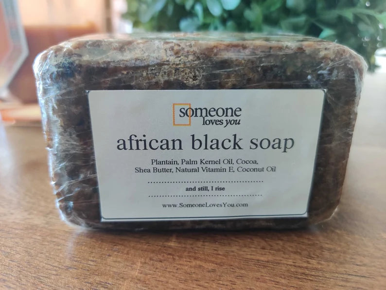 Raw African Black Soap