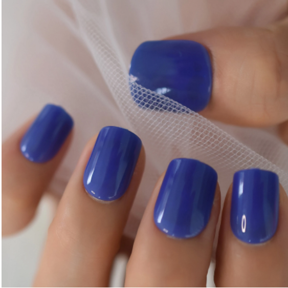 Press On Nails SHORT **GLOSSY** Polish Color